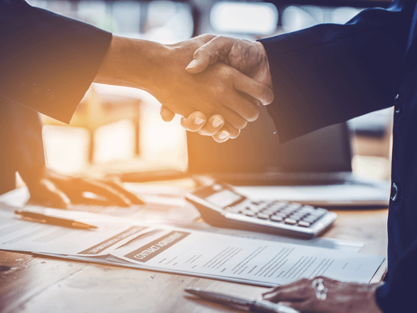 signing a service contract